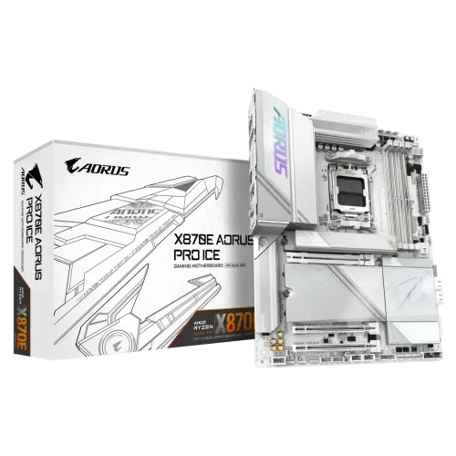 GIGABYTE X870E AORUS PRO ICE DDR5 AM5 ATX Motherboard